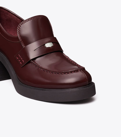 Classic Heeled Lug Loafer