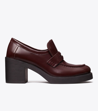 Classic Heeled Lug Loafer