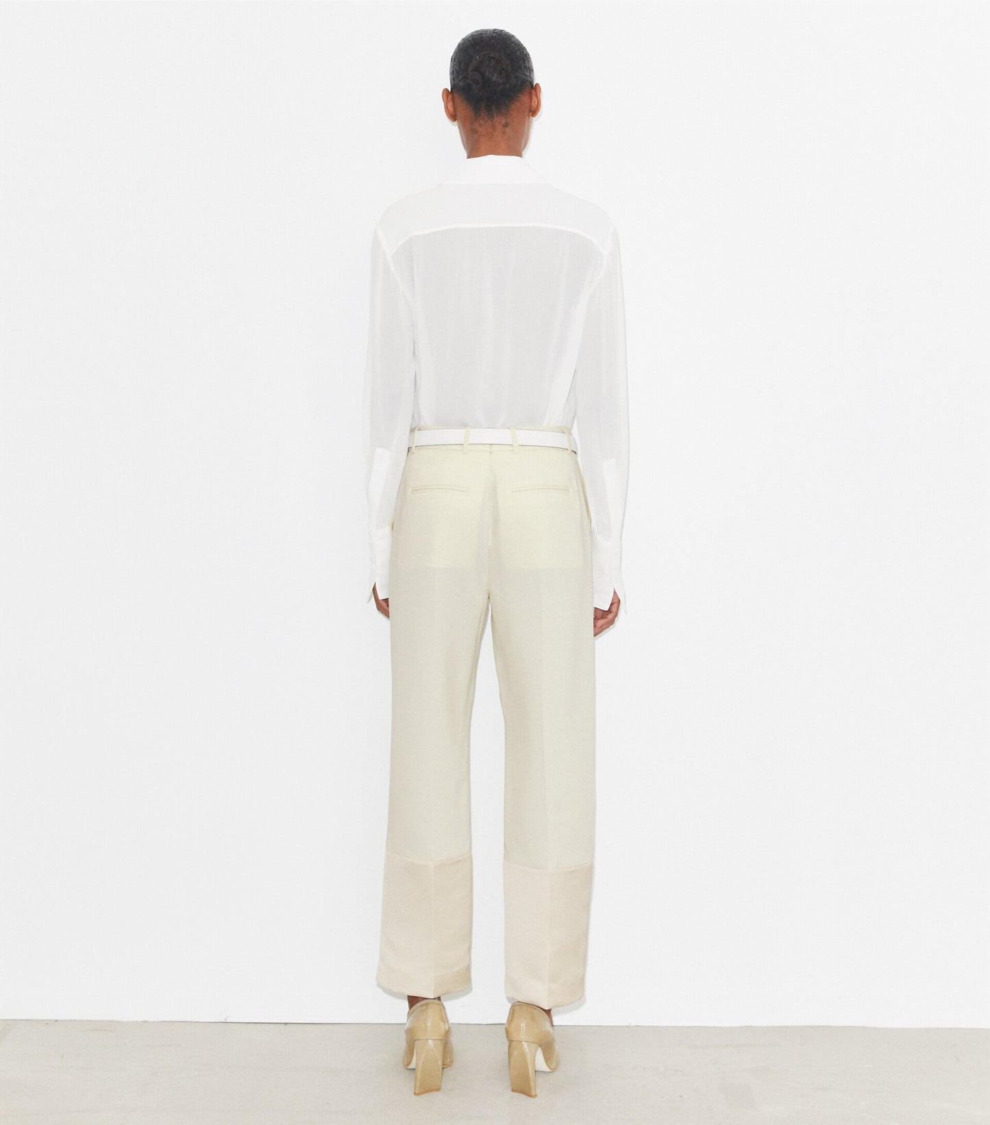 Cuffed Viscose Shirt