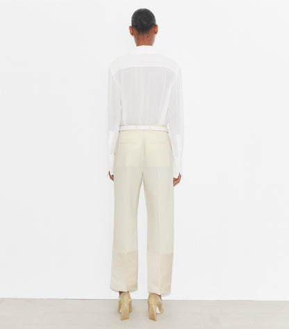 Cuffed Viscose Shirt