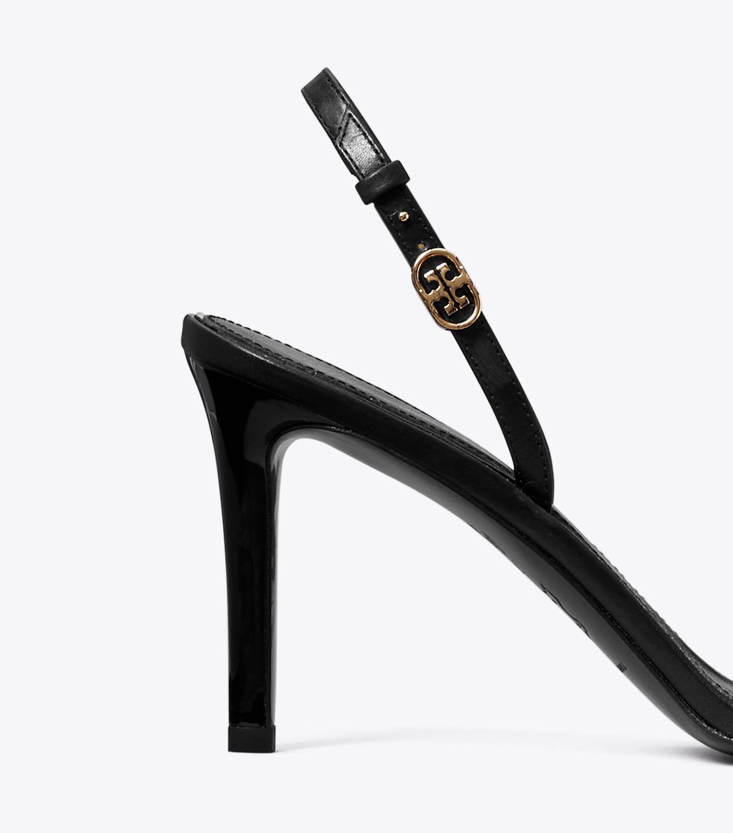 Double T Buckle Heeled Sandal