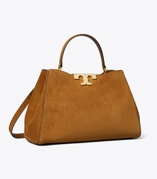 Eleanor Suede Satchel