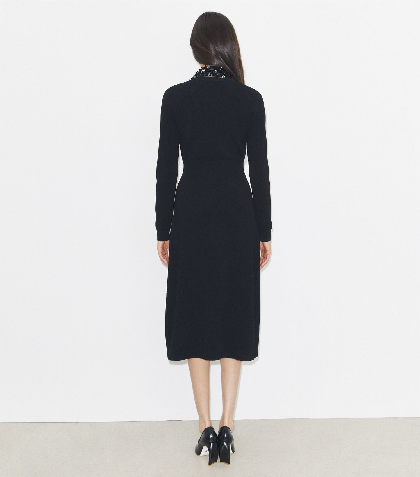 Embellished Collar Dress