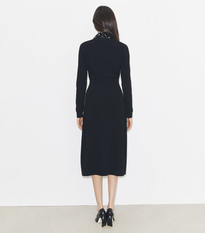 Embellished Collar Dress