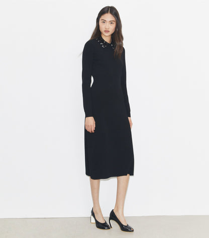 Embellished Collar Dress