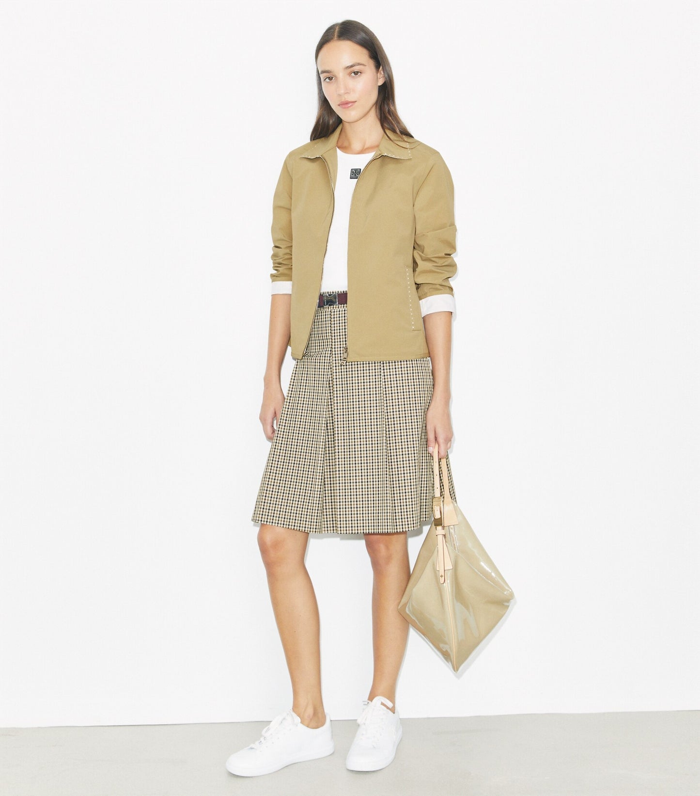 Embroidered Nylon Golf Jacket