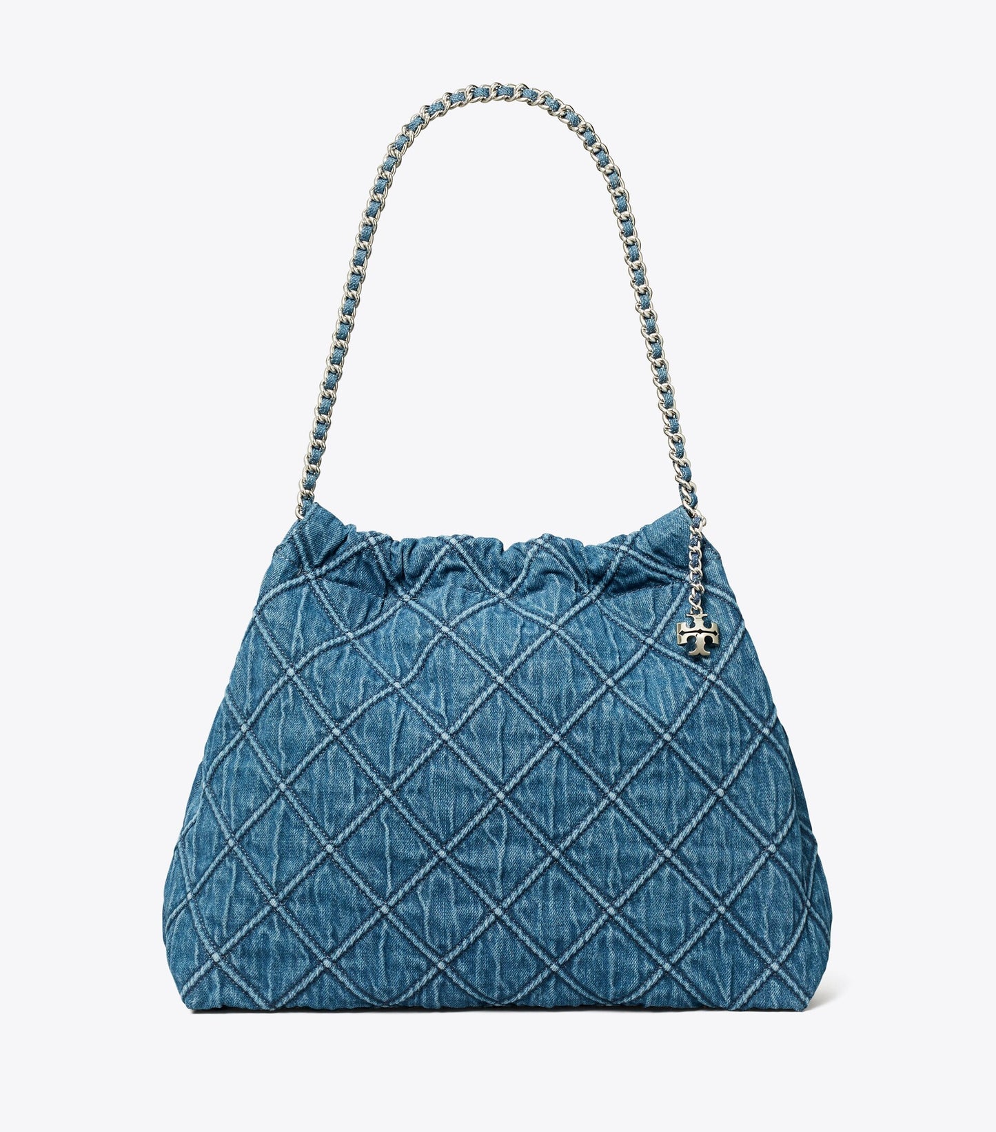 Fleming Soft Denim Hobo Bag