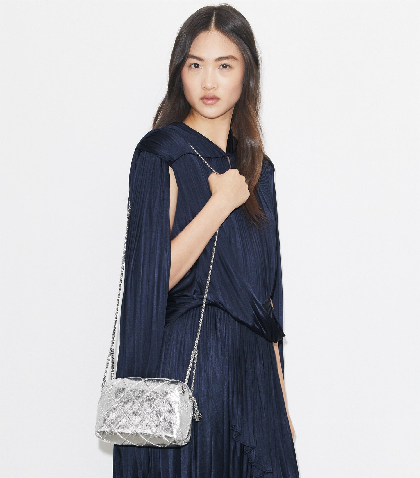 Fleming Soft Metallic Crossbody Bag