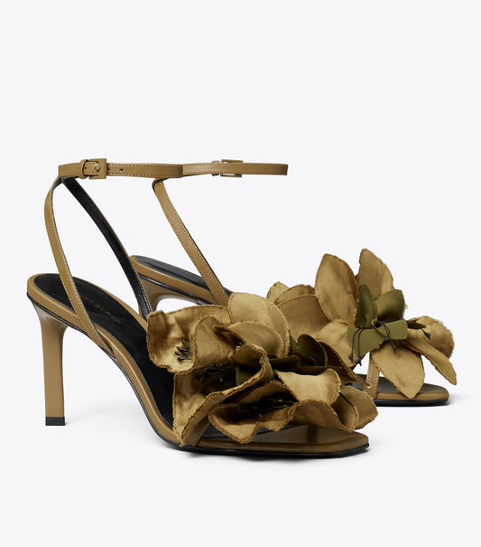 Flower Heeled Sandal