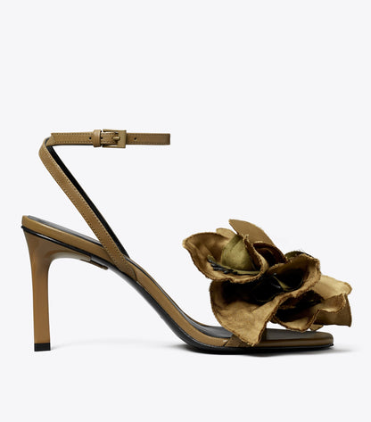 Flower Heeled Sandal