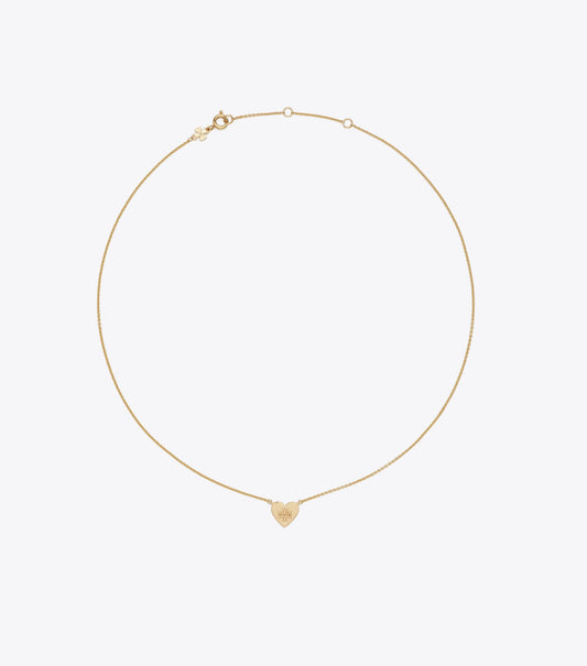 Forget Me Not Heart Pendant Necklace