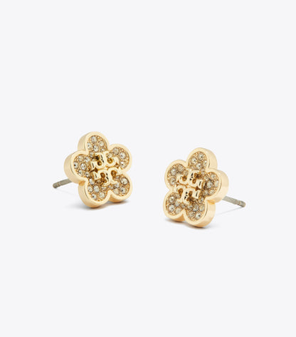 Forget Me Not Pavé Stud Earrings