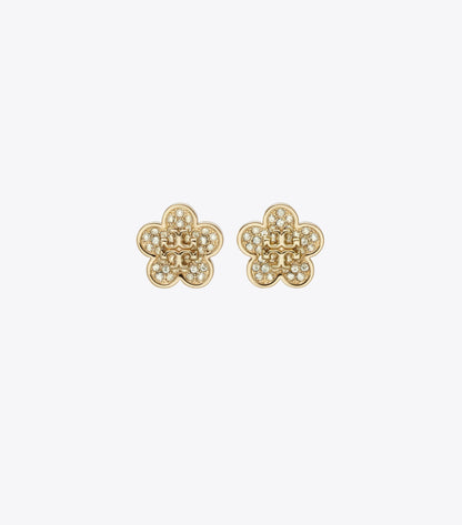 Forget Me Not Pavé Stud Earrings