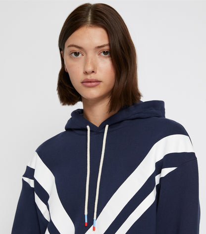 French Terry Chevron Hoodie