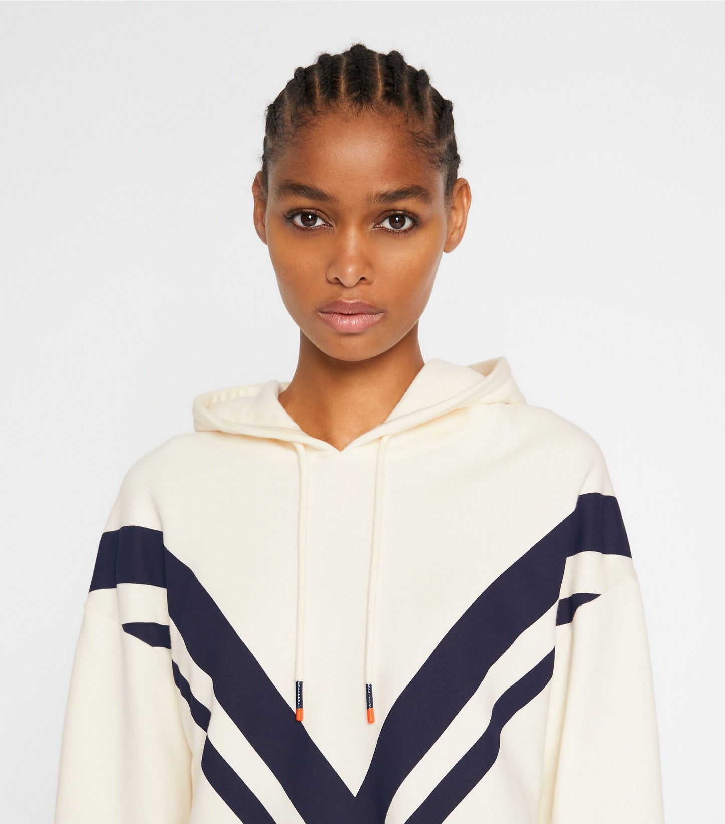 French Terry Chevron Hoodie