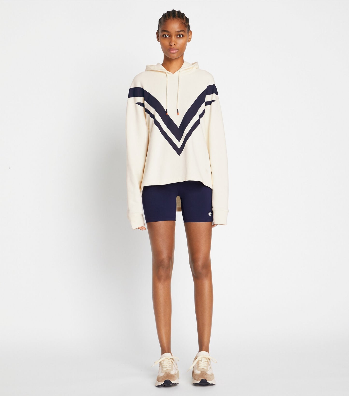 French Terry Chevron Hoodie