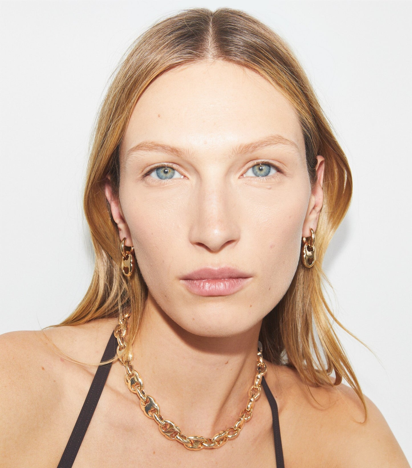 Gemini Link Small Hoop Earrings