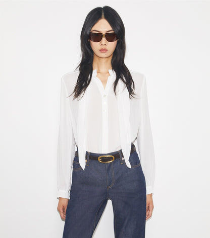 Georgette Bow Blouse