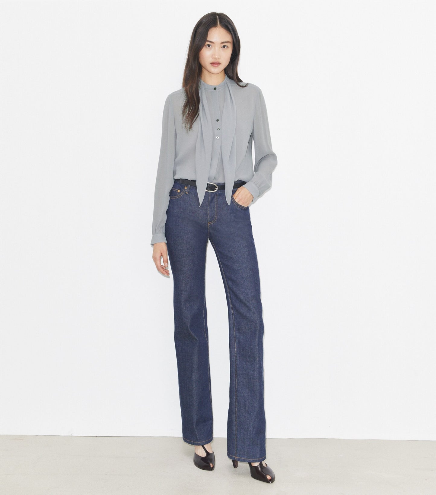 Georgette Bow Blouse