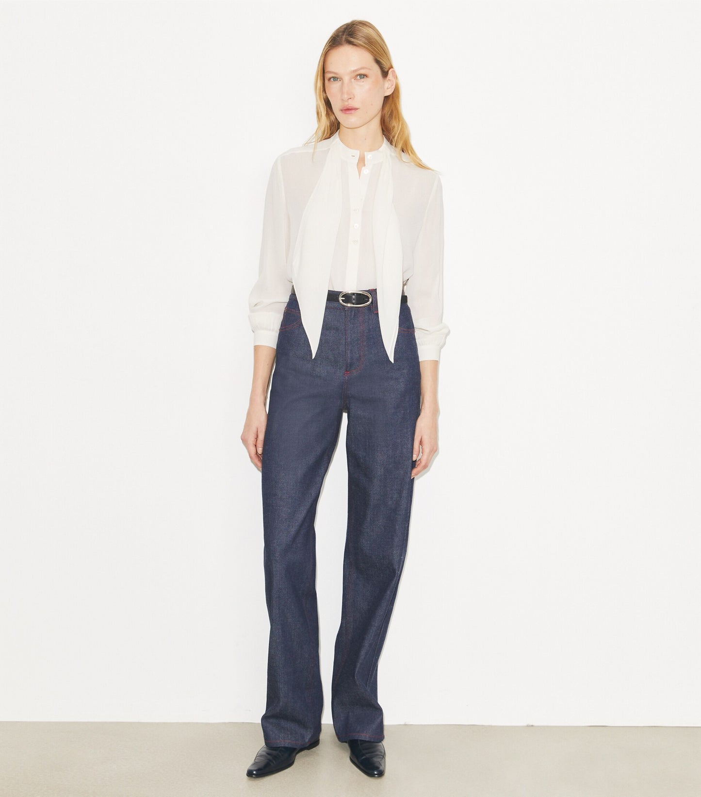 Georgette Bow Blouse