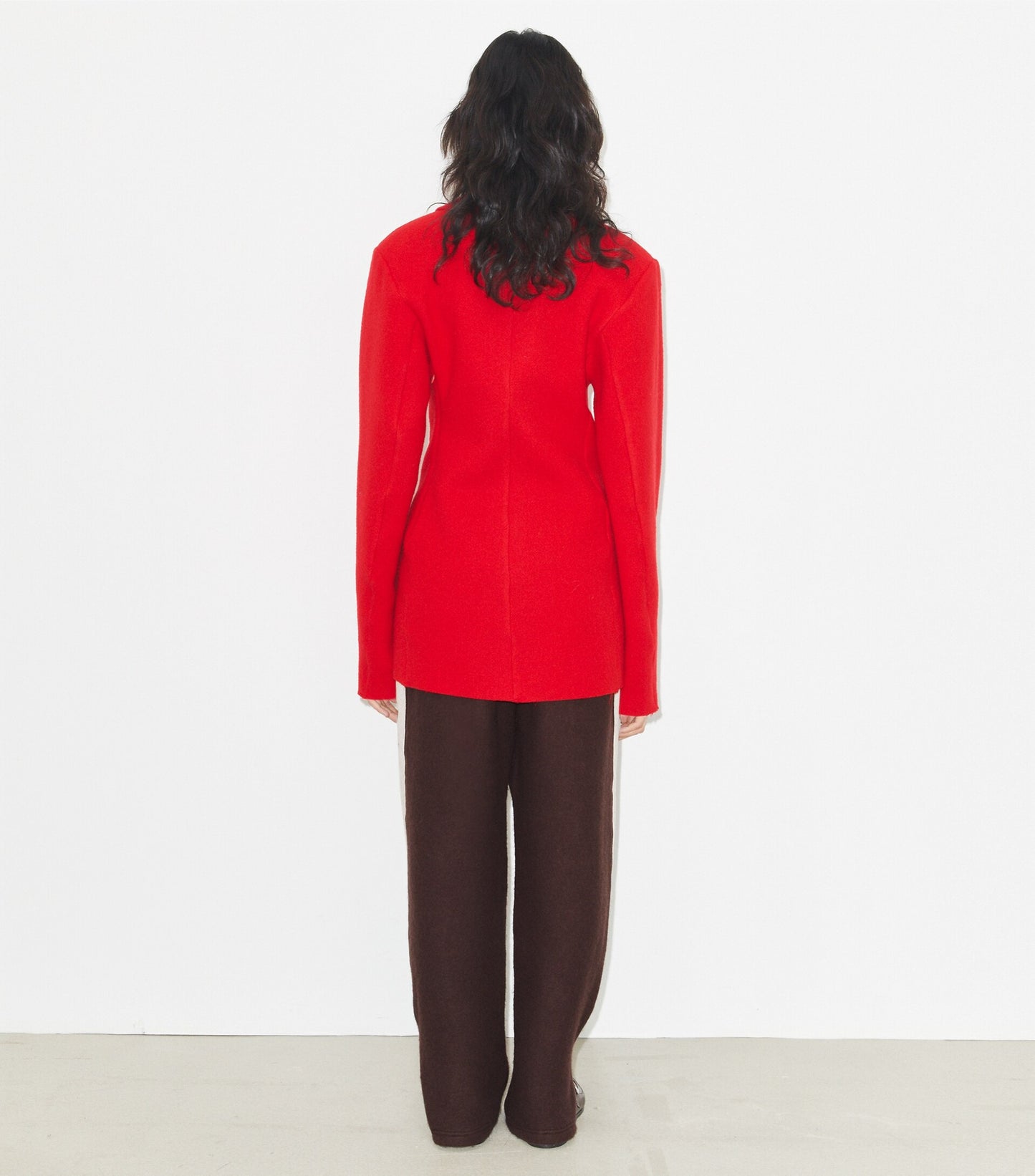 Half-Zip Wool Sweatshirt