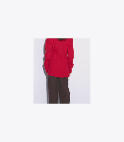 Half-Zip Wool Sweatshirt