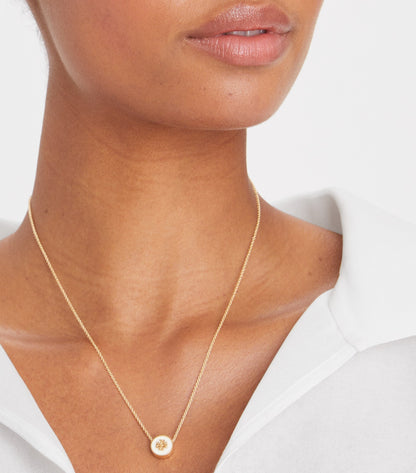 Icon Enamel Pendant Necklace