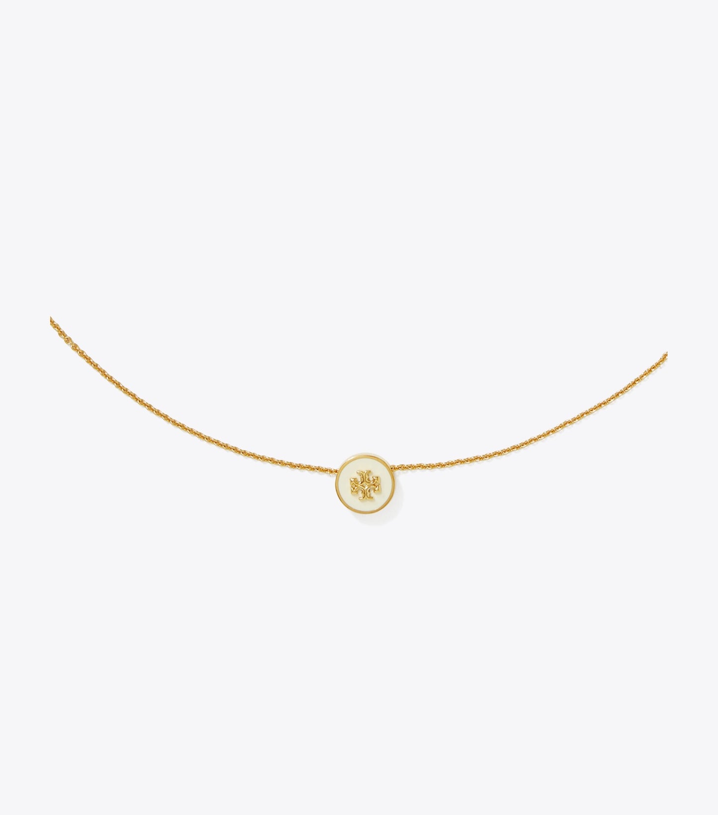 Icon Enamel Pendant Necklace