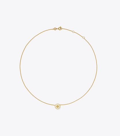 Icon Enamel Pendant Necklace