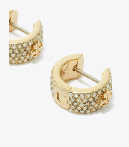 Icon Pavé Huggie Earrings