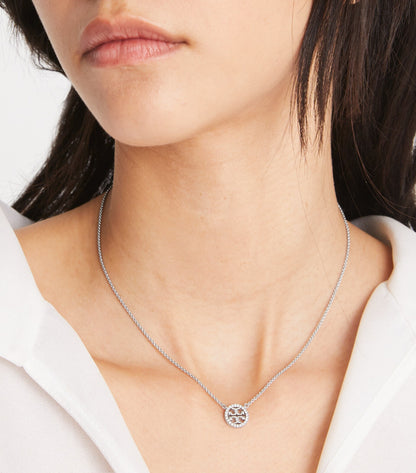 Icon Pavé Pendant Necklace