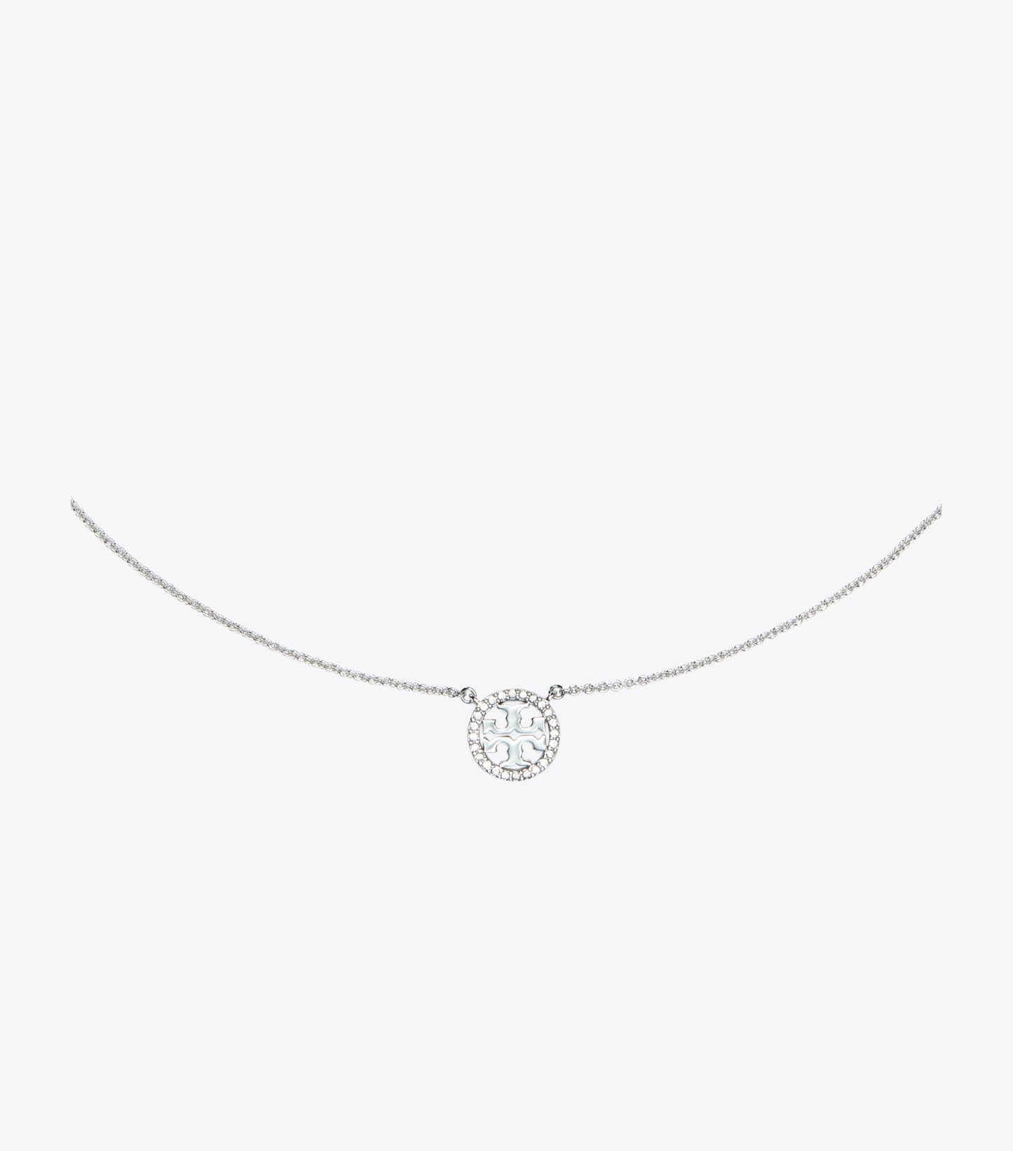 Icon Pavé Pendant Necklace