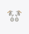 Icon Pavé Triple Hoop Earrings