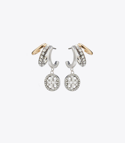 Icon Pavé Triple Hoop Earrings