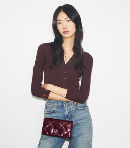 Kira Diamond Quilt Distressed Crossbody