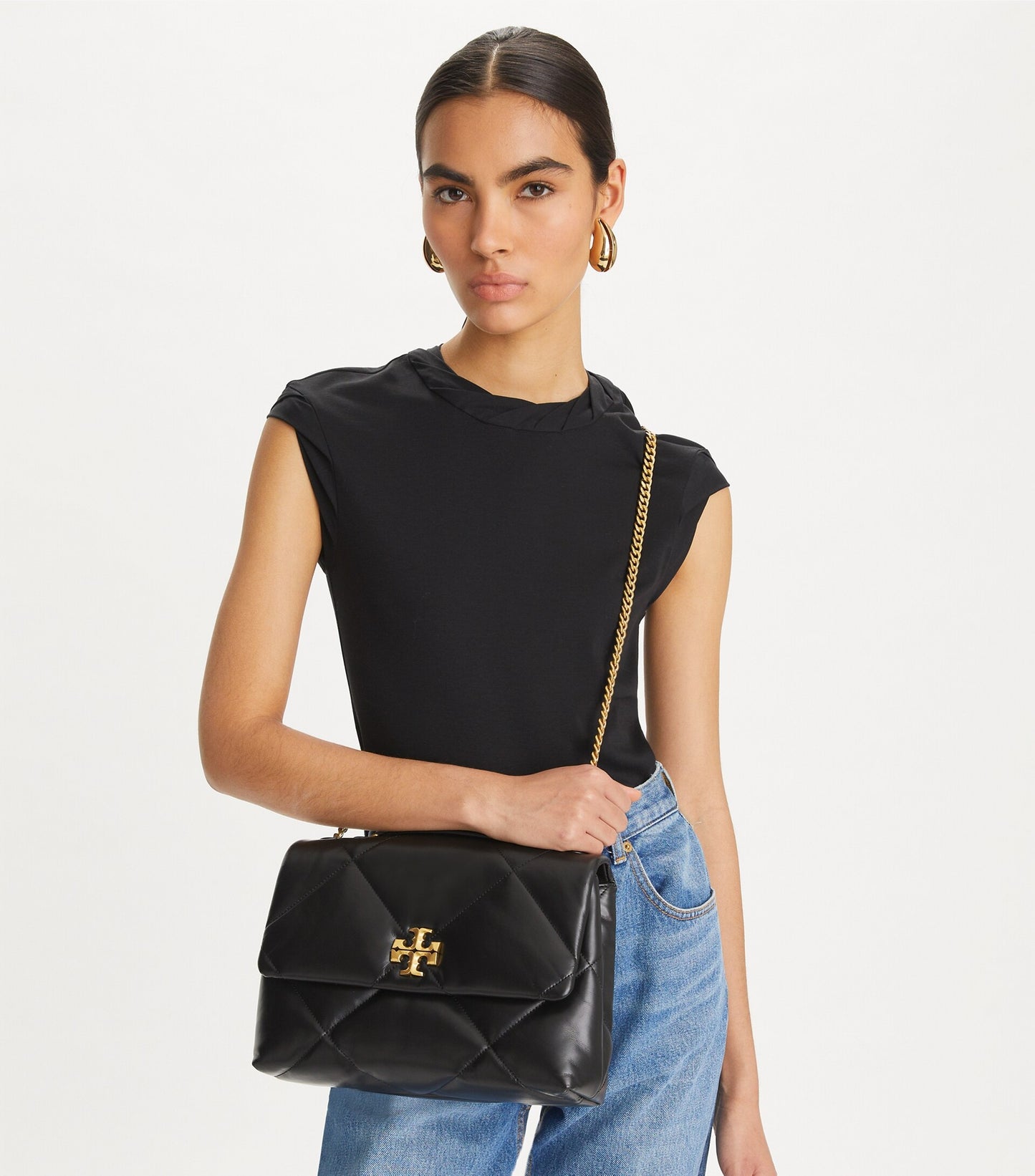 Kira Diamond Quilt Shoulder Bag