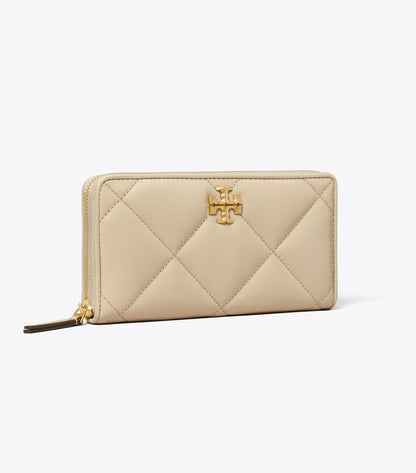 Kira Diamond Quilt Zip Continental Wallet
