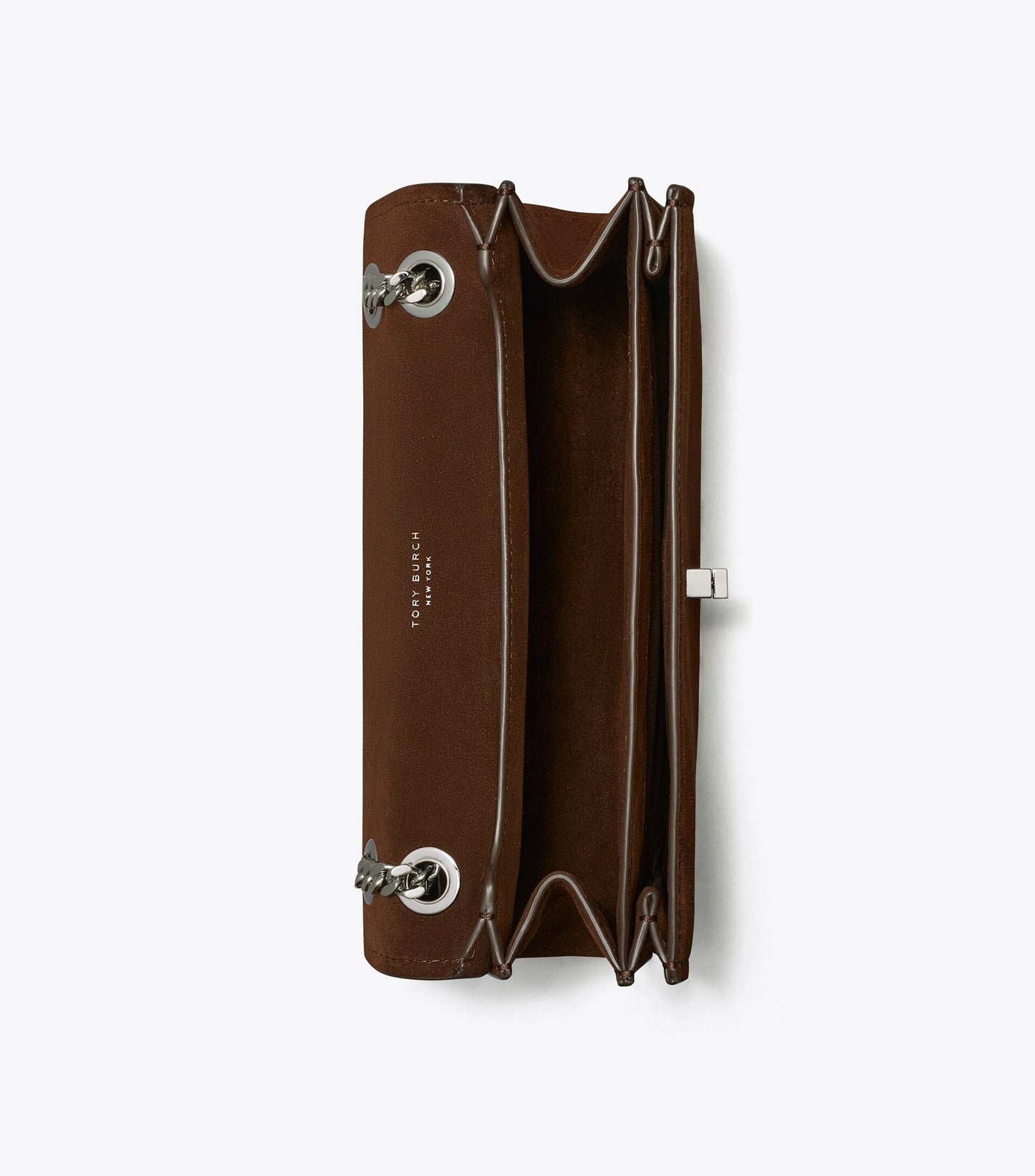 Kira Turnlock Suede Shoulder Bag