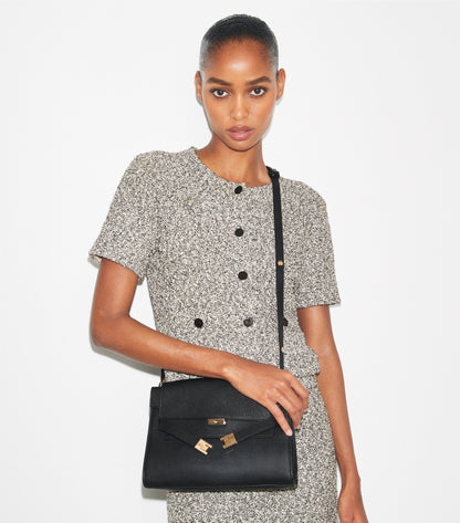 Lee Radziwill Pebbled Shoulder Bag