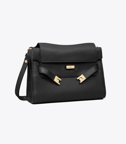 Lee Radziwill Pebbled Shoulder Bag