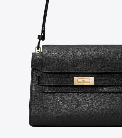 Lee Radziwill Pebbled Shoulder Bag