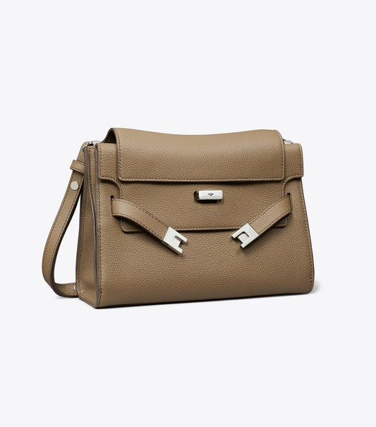 Lee Radziwill Pebbled Shoulder Bag