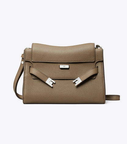 Lee Radziwill Pebbled Shoulder Bag