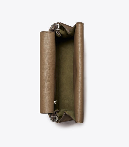 Lee Radziwill Pebbled Shoulder Bag