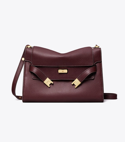 Lee Radziwill Pebbled Shoulder Bag