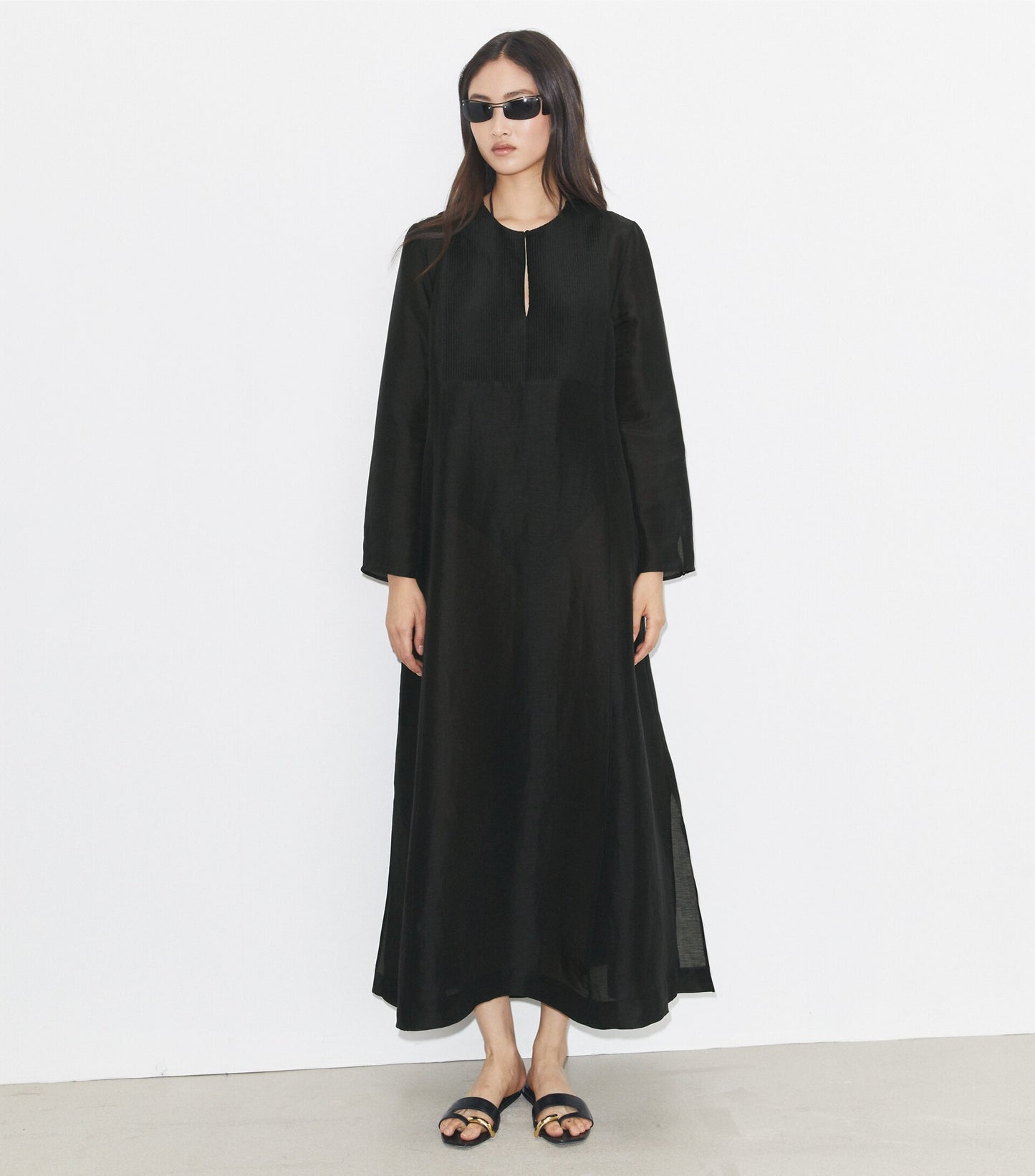 Long Linen Caftan