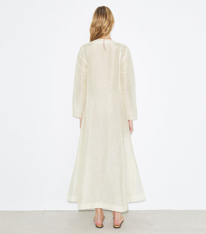 Long Linen Caftan