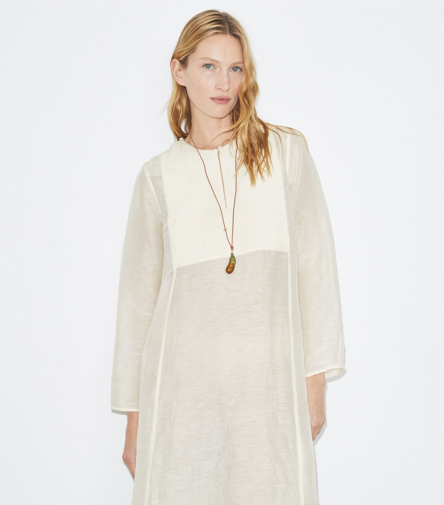 Long Linen Caftan