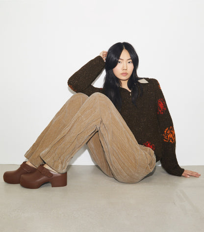 Mellow Platform Heeled Clog