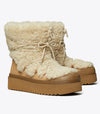 Mellow Shearling Lace-Up Boot